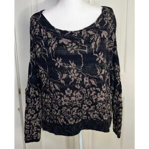 Free People Cotton-Linen-Wool Blend Sweater, Size S